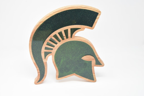 Michigan State Spartan wall plaque