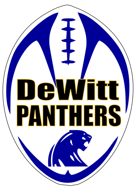 DeWitt Panther Football Decal