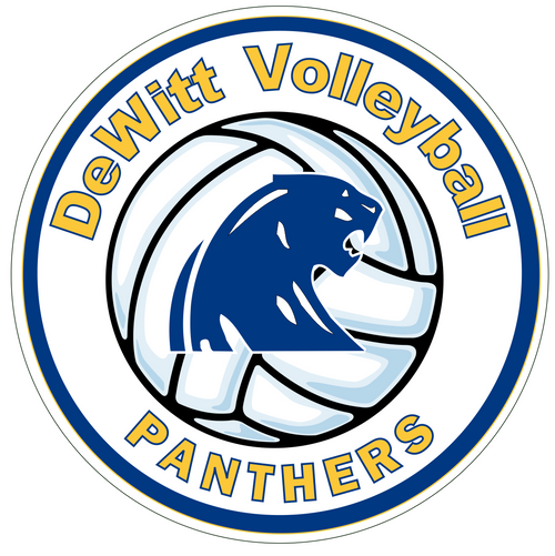 DeWitt Panther Volleyball Decal