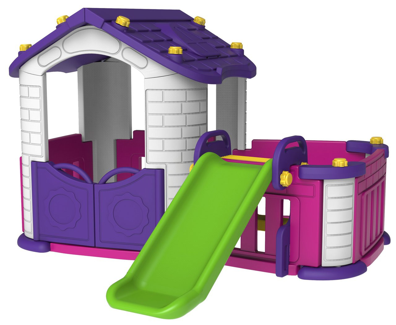 childrens plastic playhouse with slide