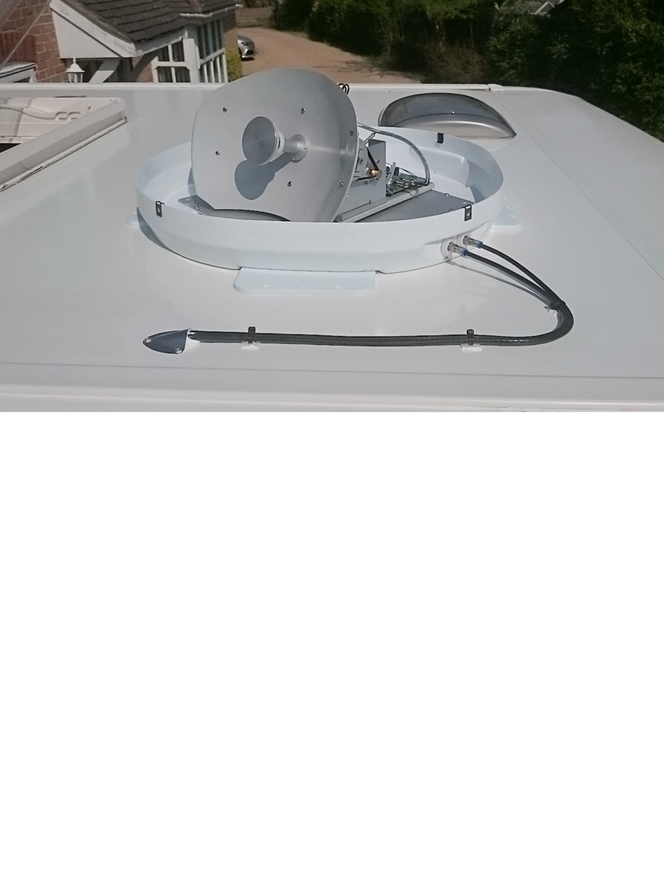 SatFi UK Plus Automatic TV Satellite Dome for Caravans Motorhomes and