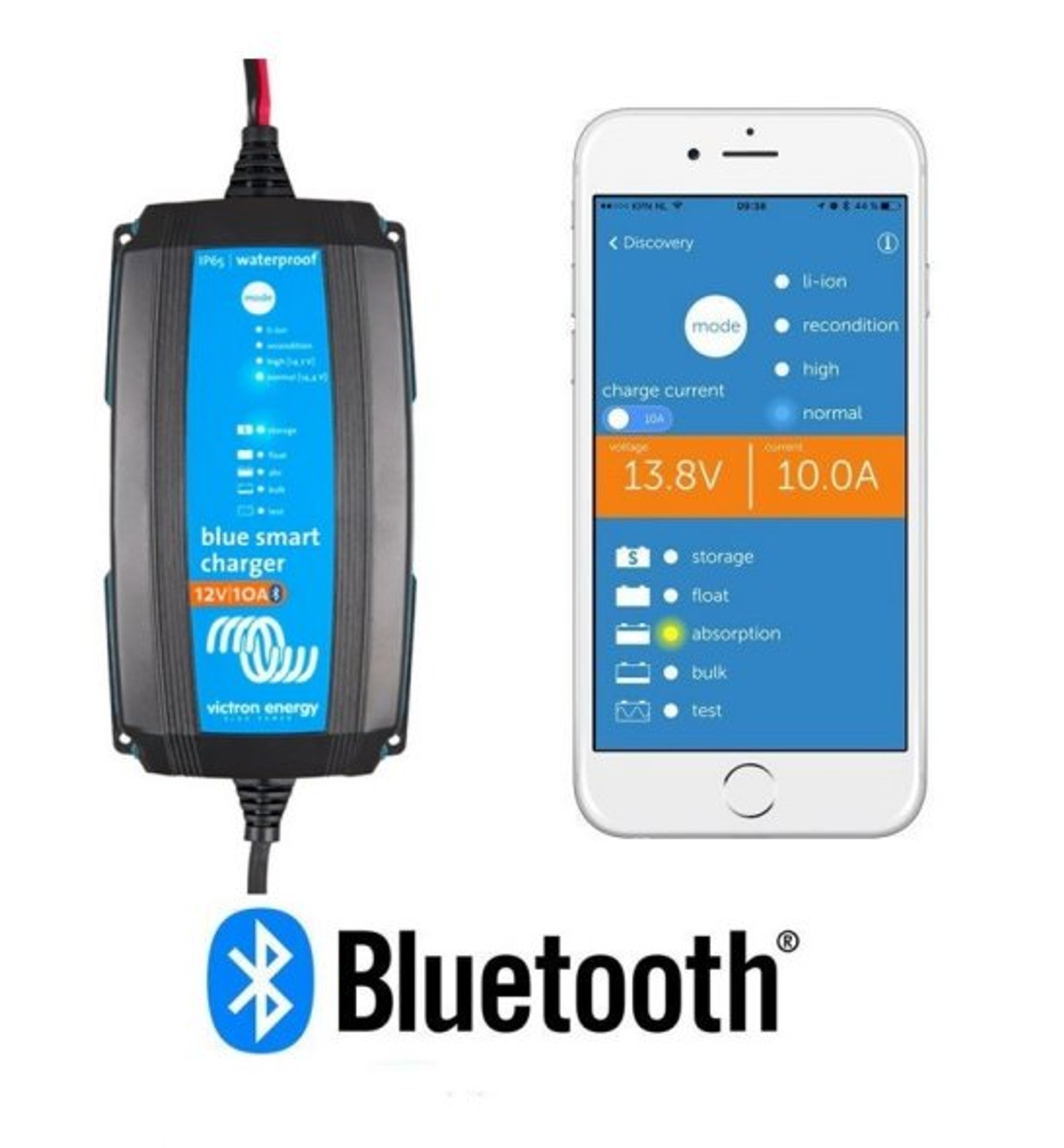 Victron Blue Smart IP65 Waterproof Leisure Battery Charger