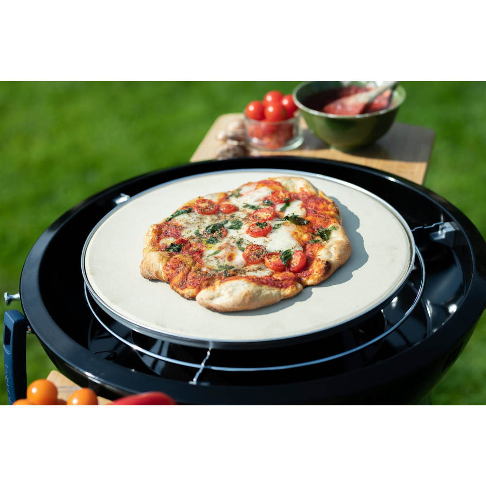 Pietra Per Pizza Cadac Pro 50 - Per Forni E Barbecue, 36 Cm, Resistente Fino A 300°C, Con Vassoio - Foto 7