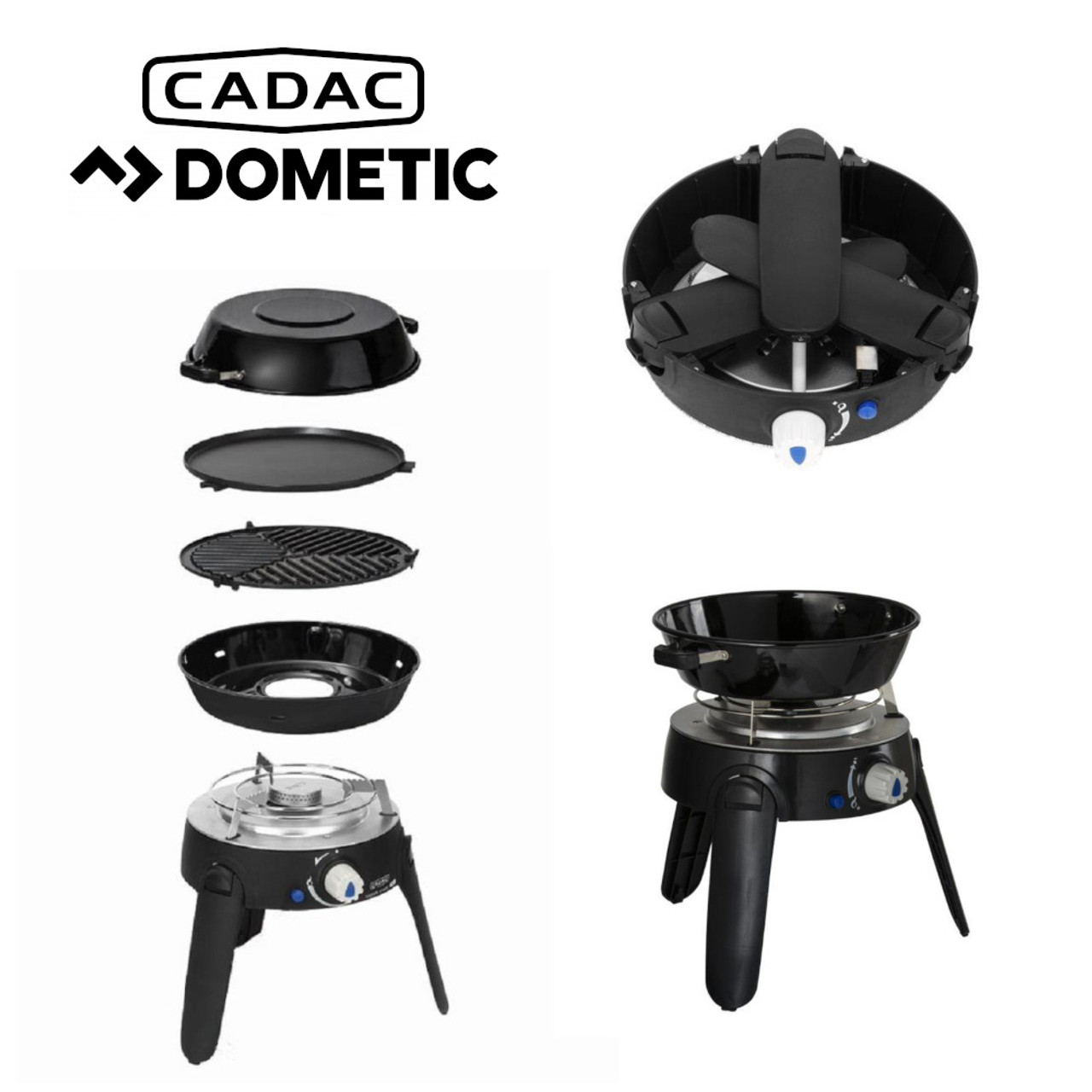 Cadac Safari Chef 30 LP Pro QR Portable Gas Barbeque With Folding Legs