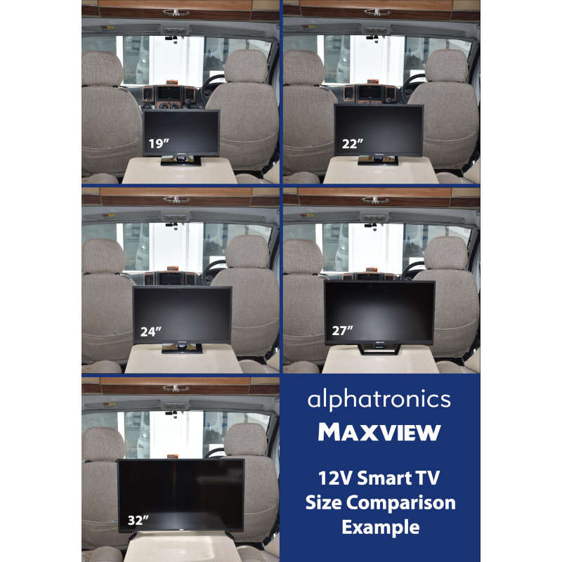 Maxview M7422 TV-Wandhalter – Schnelle Montage, Neigbar & Schwenkbar Für 13-27 Zoll TVs