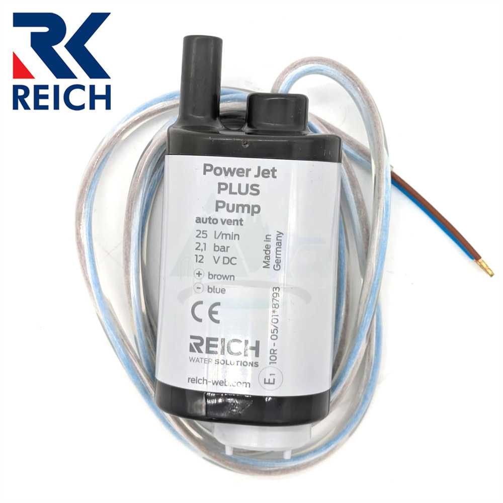 Reich Submersible Power Jet Plus 25L 12V Water Pump for Caravan