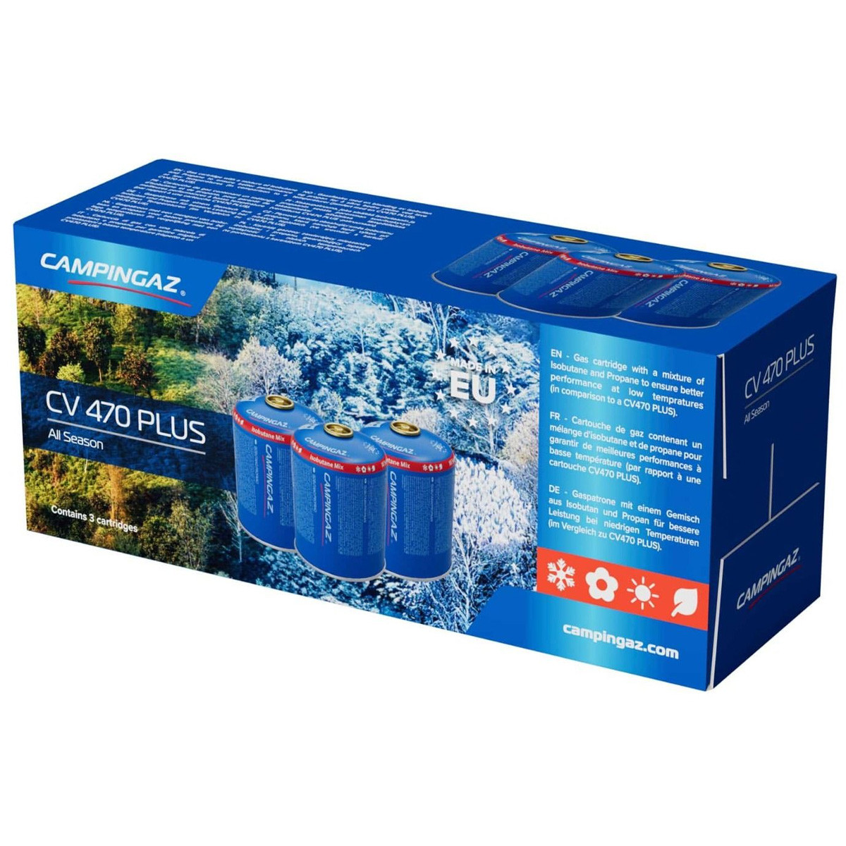 Campingaz CV470 Plus All Season Gas Cartridge 3 Pack