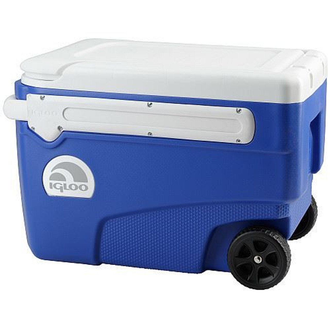 Igloo 38 QT Ice Chest Cooler with Wheels, Blue