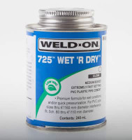 Wet R Dry 250ml ABS PVC Pipe Cement Wet R Dry 250ml ABS PVC Pipe Cement