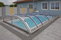 Star Low Level Telescopic Cross Section Swimming Pool Enclosure Star Low Level Telescopic Cross Section Swimming Pool Enclosure