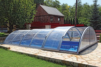 Sun Sky Cross Section Telescopic Swimming Pool Enclosure Sun Sky Cross Section Telescopic Swimming Pool Enclosure
