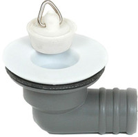 3/4" / 20mm white plastic caravan top sink waste siphon (R/Angled) 3/4" / 20mm white plastic caravan top sink waste siphon (R/Angled)