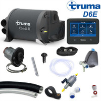 Truma Combi D6E Diesel Caravan Air and Water Heater Kit (TrumaD6-Gen2-Black)