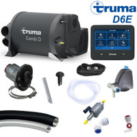 Truma Combi D6E Diesel Caravan Air and Water Heater Kit (TrumaD6-Gen2-Black)