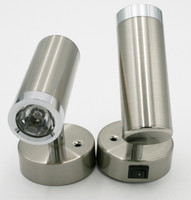 BCA Satin Nickel Switched 12V LED Caravan Lights BCA Satin Nickel Switched 12V LED Caravan Lights