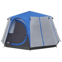Coleman Cortes Octagon 8 Person Camping Tent - Blue
