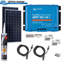 Victron Kit 8 - 370 Watt Solar Panel with SmartSolar MPPT Controller & Fittings Victron Kit 8 - 370 Watt Solar Panel with SmartSolar MPPT Controller & Fittings