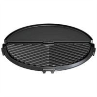 Cadac Grill 2 Braai 40 non stick ceramic flat pan with half ribbed griddle