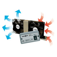 Brunner Vento 12V Electronic Dual Fridge Fan with Control Panel
