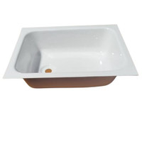 Rectangular Bathroom Caravan Basin – White (385mm x 285mm)   310221