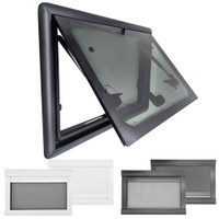 Canpervan top hinged premium glass window Canpervan top hinged premium glass window