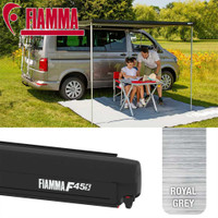 Fiamma F45S Deep Black Wall Mount Awning for Campervan and Motorhome (Without Brackets) (06759A33R)