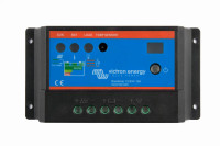 Victron Energy BlueSolar PWM 10 amp Light 12/24v Charge Controller (SCC010010000) - Simple Solar Charge Regulator for Campervans, Caravans and Motorhomes