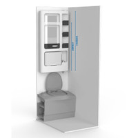 Caravan Revolving Sink Shower Vanity Unit