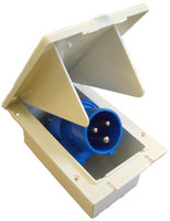 Caravan Motorhome Flush Mount 240V Mains Inlet Socket Caravan Motorhome Flush Mount 240V Mains Inlet Socket