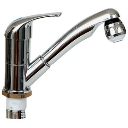 Reich Kama Combi Chrome Mixer Tap with Julia Shower Head for campervans