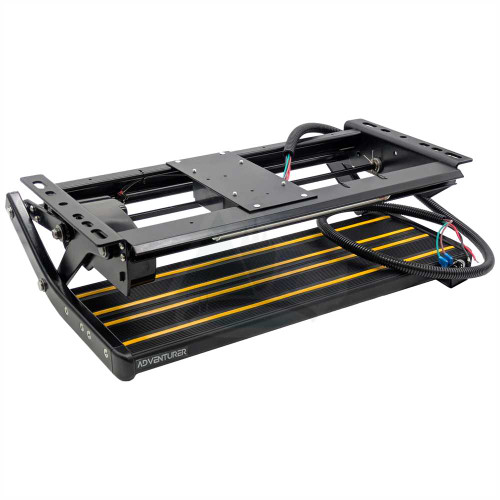 Adventurer Caravan Motorhome Electric Access Step Single Double Black