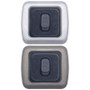 CBE Single Unipolar Switch with Grey and Silver Support & Frame