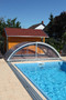 Sun Sky Cross Section Telescopic Swimming Pool Enclosure Sun Sky Cross Section Telescopic Swimming Pool Enclosure