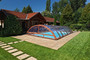 Sun Sky Cross Section Telescopic Swimming Pool Enclosure Sun Sky Cross Section Telescopic Swimming Pool Enclosure