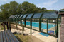 Extra Large Telescopic Commercial Swimming Pool Enclosures