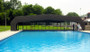 Extra Large Telescopic Commercial Swimming Pool Enclosures