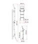 Fiamma Deluxe 8 Exterior Motorhome Ladder - dimensions 02426-02A