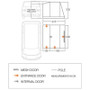 Vango Faros II Poled  Dimensions Vango Faros II Poled  Dimensions
