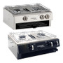 Tasman 4500 hob and grill available in black or silver