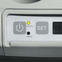 Power and setting button details on the Dometic CoolFreeze CF11 fridge freezer