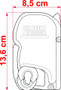 Fiamma F45 Eagle Motorhome Automatic Electric Awning Fiamma F45 Eagle Motorhome Automatic Electric Awning