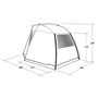 Outwell Woodcrest Active Driveaway Diagram and product specifications