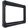 Campervan top hung window with white frame