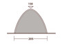 Outwell awning inner tent dimensions