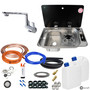 CAN FL1323 gas cooker and basin unit for caravan, motorhome, boat and campervan