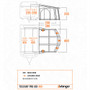 Vango Tuscany Pro Air 400 dimensions