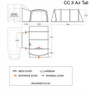 Vango Galli CC II Air Tall dimensions Vango Galli CC II Air Tall dimensions