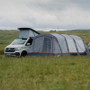 Vango Galli CC II Air Low driveaway awning can be fitted to vehicles between 180cm and 210cm Vango Galli CC II Air Low driveaway awning can be fitted to vehicles between 180cm and 210cm