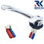 Reich Twist 45 Degree Mixer Tap Push On Connectors - F211