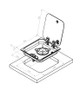Navy Load Single Burner Hob With Glass Lid NL.21001 dimensions marine and campervan use Navy Load Single Burner Hob With Glass Lid NL.21001 dimensions marine and campervan use